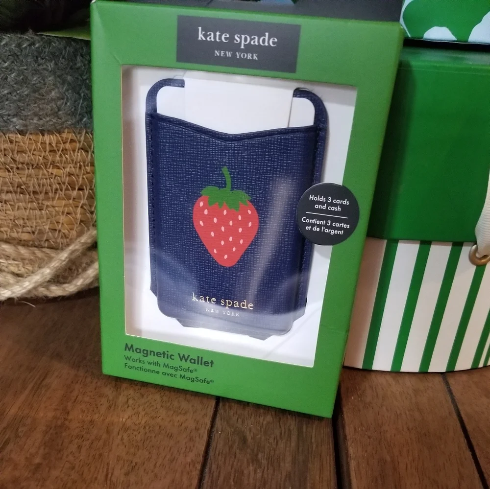 Kate Spade X Target Magnetic Wallet with Strawberry Design